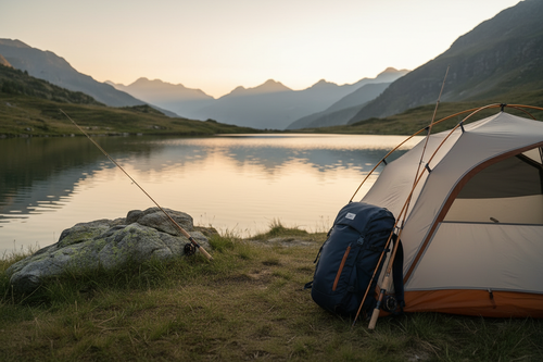 Kit Rando Pêche - Bivouac bord du lac